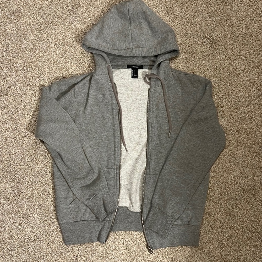 Basic Grey zip